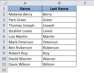 How to Sort by Last Name in Excel - Excel Unlocked