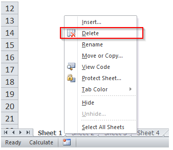 How to Delete Multiple Worksheets at One Go in Excel - Excel Unlocked