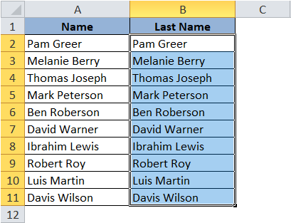 How to Sort by Last Name in Excel - Excel Unlocked