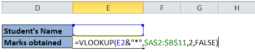 Using Vlookup Function For Partial Match In Excel Excel Unlocked 9078