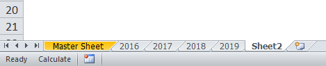 Four Worksheets for Each Year