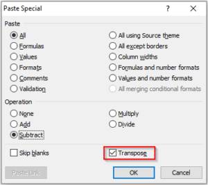 2 Ways to Use Transpose Function in Excel - Excel Unlocked