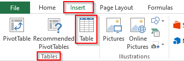 Excel Table Navigation
