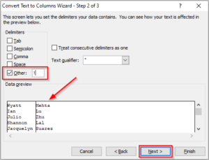 Using the Text To Column Functionality of Excel - Excel Unlocked