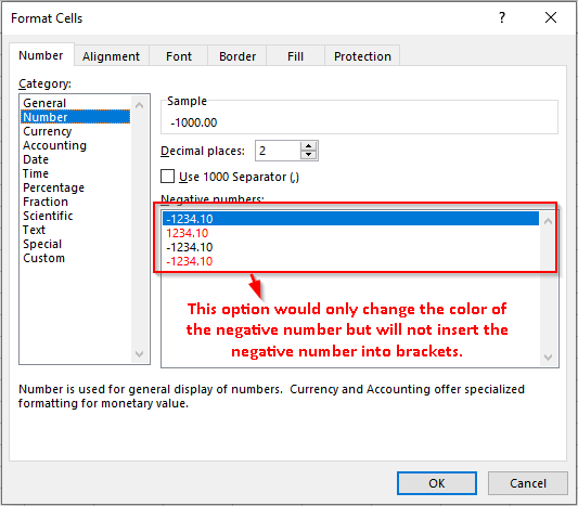 Number Format Formal Cells Dialog Excel 