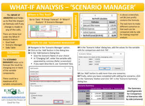 What-If Analysis - Scenario Manager