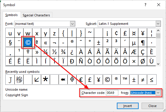 Insert Symbols And Special Characters In Excel Excel Unlocked