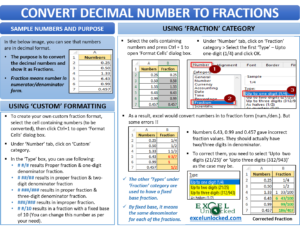 Convert Decimal Number to Fraction