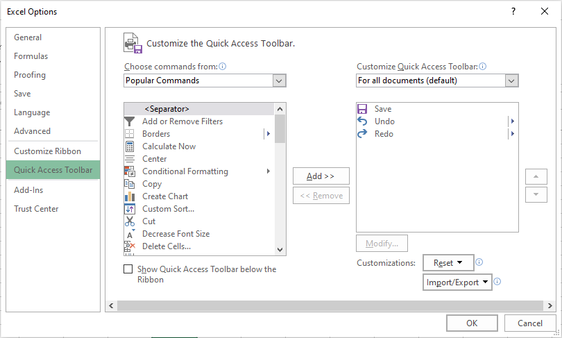 Add Macro to Quick Access Toolbar and Ribbon - Excel Unlocked