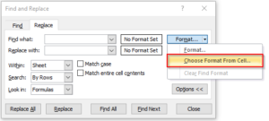 Find and Replace Cell Color in Excel - Excel Unlocked