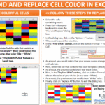 Find and Replace Cell Color in Excel