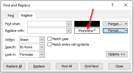Replace With - Preview