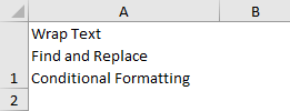 Find and Replace - Line Break Results
