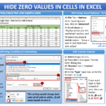 Hide Zero Value in Excel