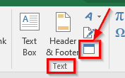 Object Excel Feature Navigation