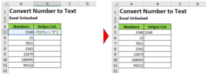 Change And Convert Number To Text in Excel - Excel Unlocked