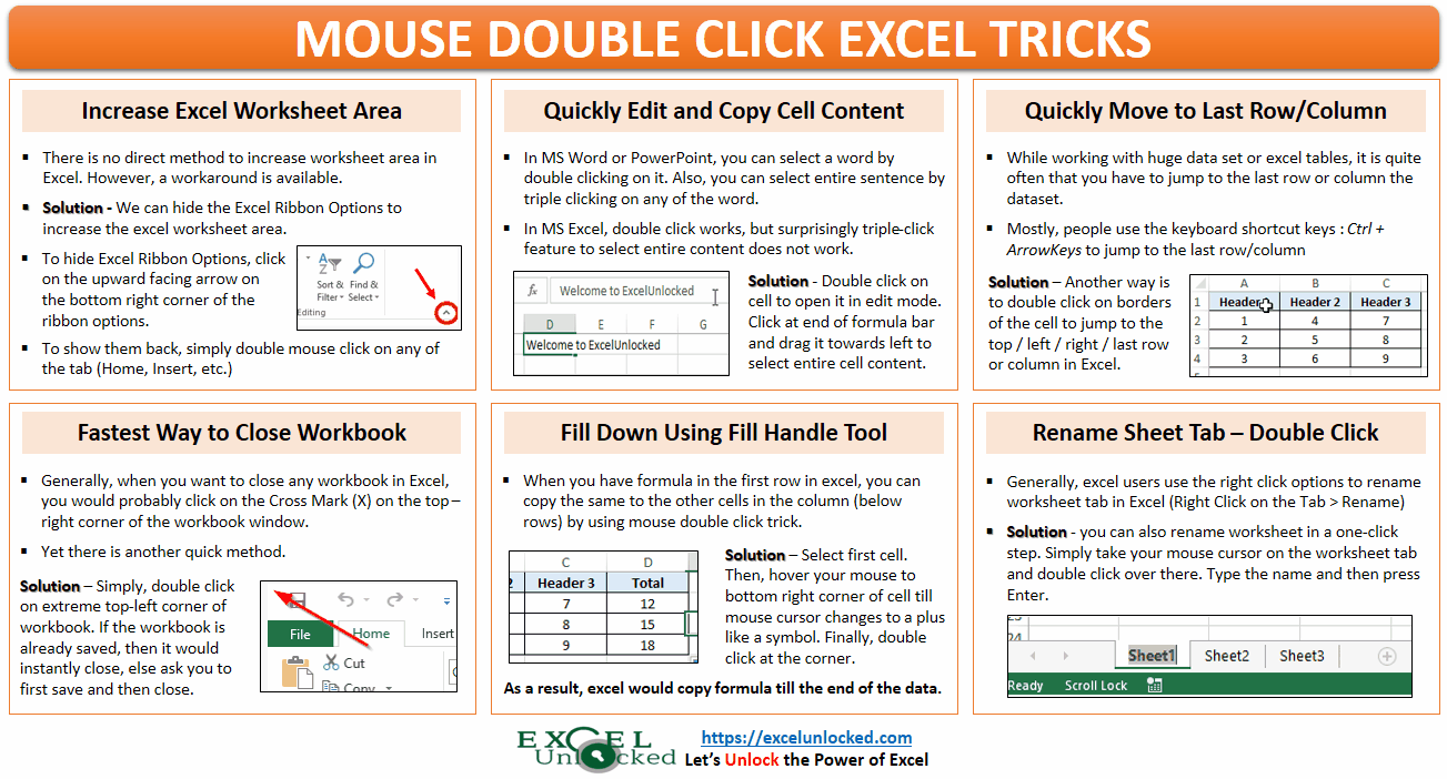 Mouse Double Click Tricks
