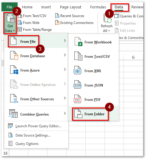 can you export a list of files in a folder to excel