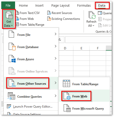 Import Data from Web To Excel Using Power Query - Excel Unlocked