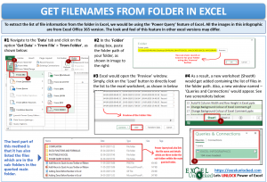 Get Filenames from Folder in Excel