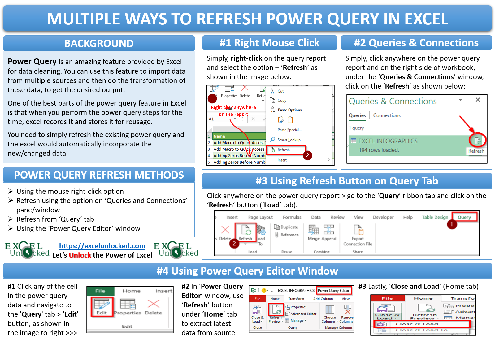 How to Refresh Power Query in Excel