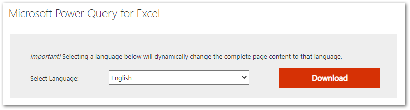 Microsoft Download Center - Power Query