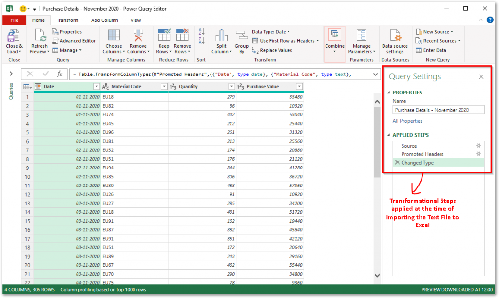 How to Import Data from Text File or Notepad to Excel - Excel Unlocked