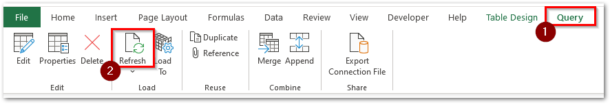 4 Ways to Refresh Power Query in Excel - Excel Unlocked