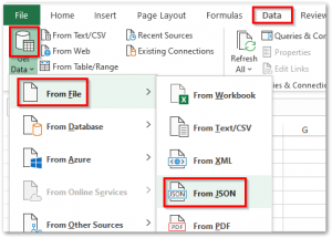 Как открыть json в excel