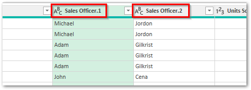Result of Split Column in Excel