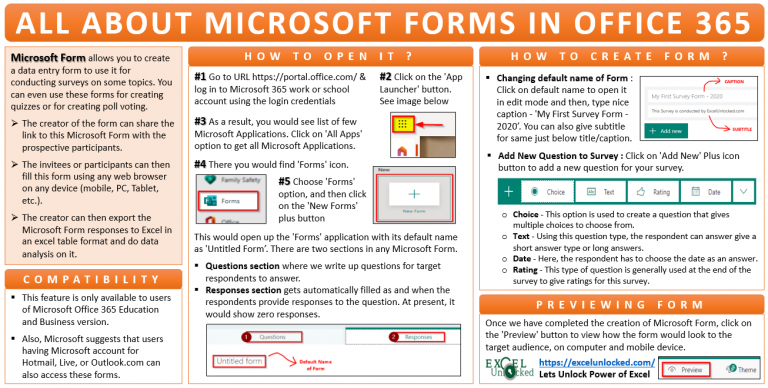 all-about-microsoft-forms-in-office-365-excel-unlocked