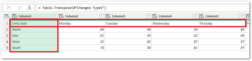 Transpose Data In Excel Using Excel Power Query Excel Unlocked Hot Sex Picture 6330