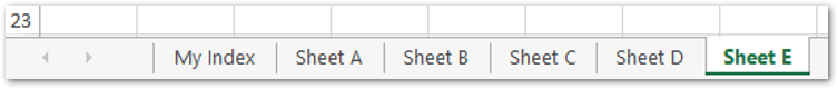 Create Sheets from Excel list Result