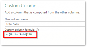 Custom Columns in Table in Excel Power Query - Excel Unlocked