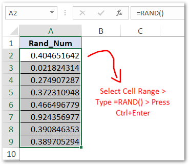 generate random excel data