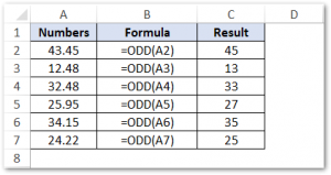 ODD and EVEN Function in Excel - Excel Unlocked