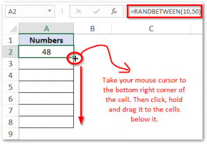 RANDBETWEEN Function in Excel - Excel Unlocked