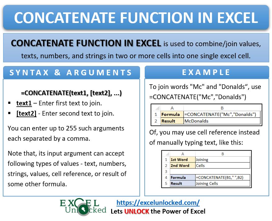 How To Merge Cells In Excel Using Concatenate