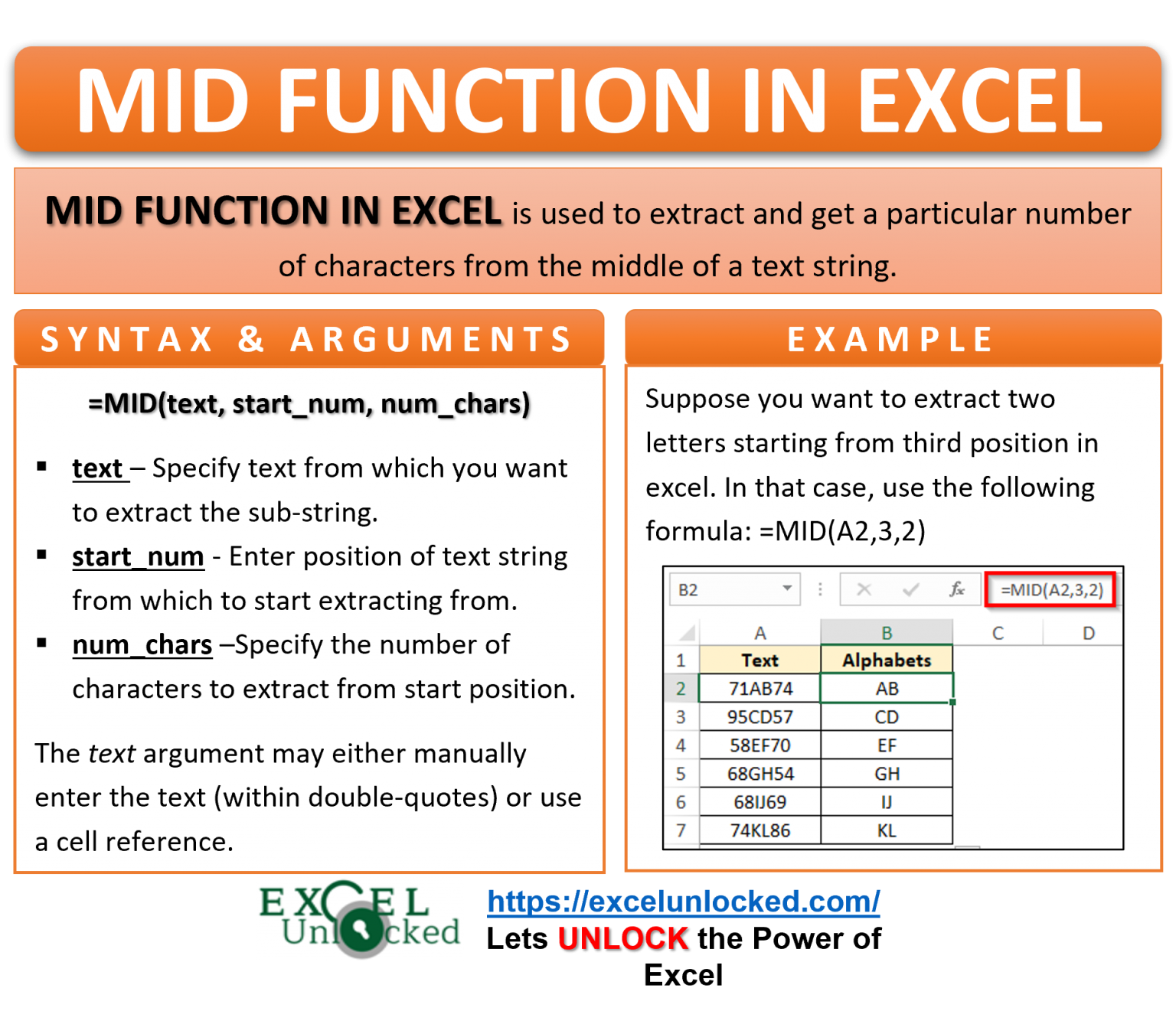 Excel Macro Mid Function