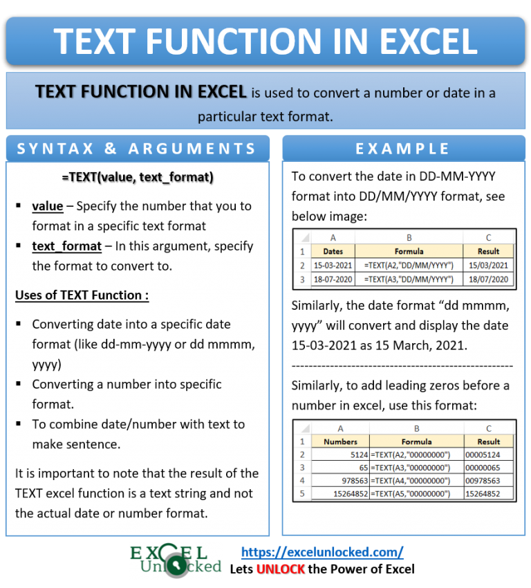 excel-text-function-convert-number-in-text-format-excel-unlocked