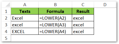 Excel LOWER Function - Convert Letters In Lower Case - Excel Unlocked