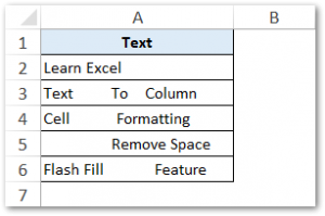 TRIM Function in Excel - Remove Extra Spaces - Excel Unlocked