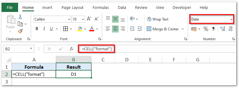 CELL Function in Excel - Get Information About Cell - Excel Unlocked