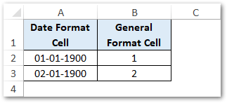 Date Stored As Numerical Value