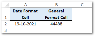 Numerical Value Excel Date