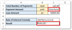 Excel RATE Function - Calculating Interest Rate for Specified Period