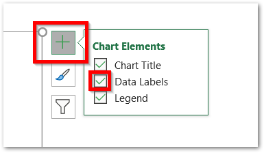 adding data labels to pie chart in excel