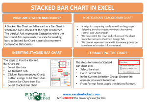 infographics stacked bar chart in excel