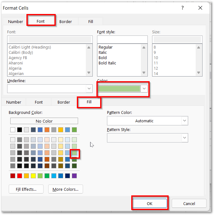 making a Waffle Chart in Excel step 4