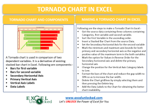 infographics Tornado Chart in Excel